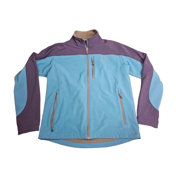 L.L.Bean Pathfinder Soft Shell Jacket Mens Large Colorblock Hiking Outdoors - Picture 1 of 11